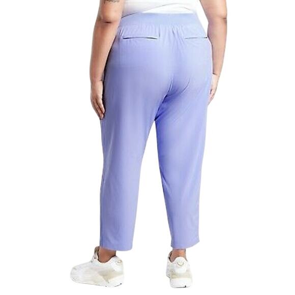 Athleta Brooklyn Ankle Pant Violet Periwinkle Women's Size 24 New Without Tags - Picture 2 of 10